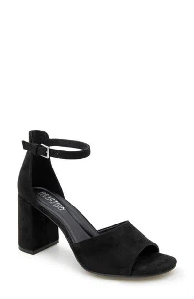 Reaction Kenneth Cole Lottie Ankle Strap Sandal In Black