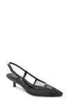 Reaction Kenneth Cole Maggie Mesh Slingback Pump In Black Mesh