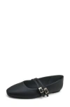 Reaction Kenneth Cole Malibu Mary Jane Flat In Black