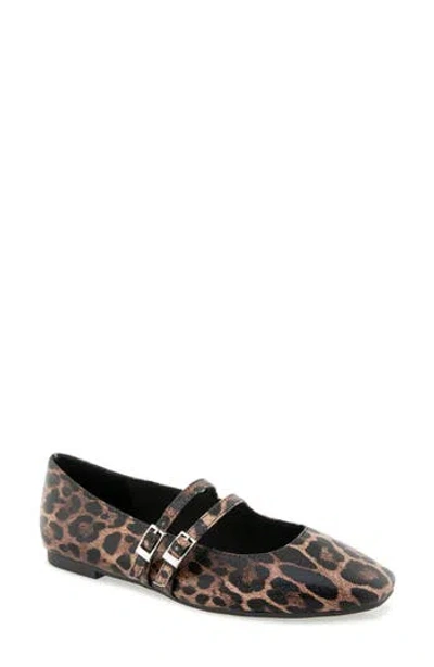 Reaction Kenneth Cole Malibu Mary Jane Flat In Brown
