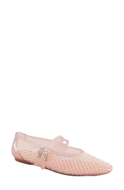 Reaction Kenneth Cole Malibu Mesh Mary Jane Flat In Pink
