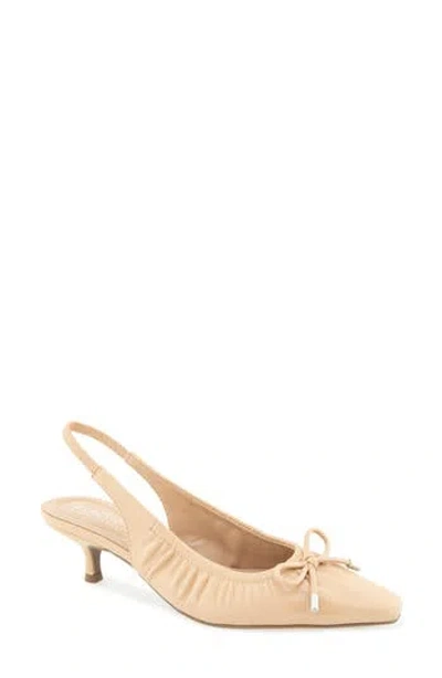 Reaction Kenneth Cole Mango Kitten Heel Slingback Pump In Neutral