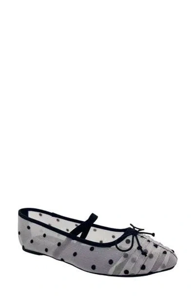 Reaction Kenneth Cole Margie Mary Jane Flat In Silver