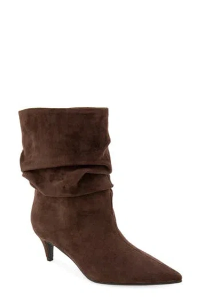 Reaction Kenneth Cole Mysha Pointed Toe Bootie In Brown