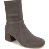 Reaction Kenneth Cole Raleigh Block Heel Bootie In Concrete Micro