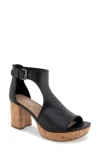 Reaction Kenneth Cole Randee Platform Sandal In Black