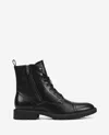 Reaction Kenneth Cole Reaction - Captain Cap Toe Double Side Zip Combat Boot In Black