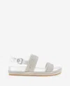 Reaction Kenneth Cole Reaction - Debra Two Band Crystal Sandal In Silver,crystal