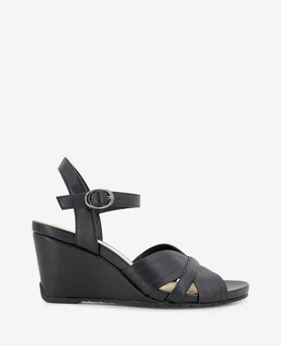 Reaction Kenneth Cole Reaction - Gomi Wedge Sandal In Black