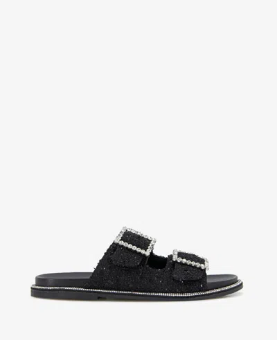 Reaction Kenneth Cole Reaction - The Sydney Slip On Boucle Sandal In Black Boucle