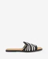 Reaction Kenneth Cole Reaction - Warmth Zebra Print Knit Sandal In Zebra Knit