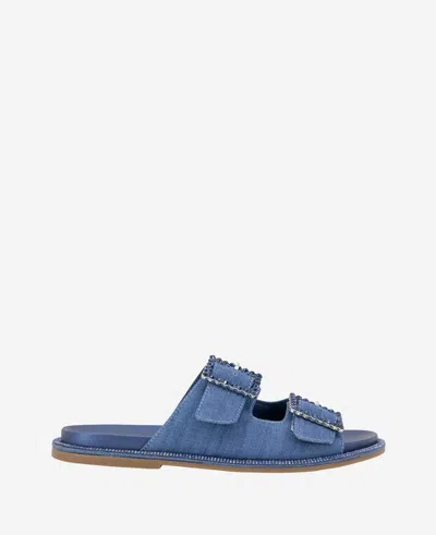 Reaction Kenneth Cole Reaction- The Sydney Slip On Denim Sandal