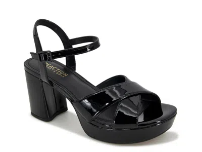 Reaction Kenneth Cole Reeva Platform Sandal In Black