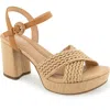 Reaction Kenneth Cole Reeva Platform Sandal In Neutral