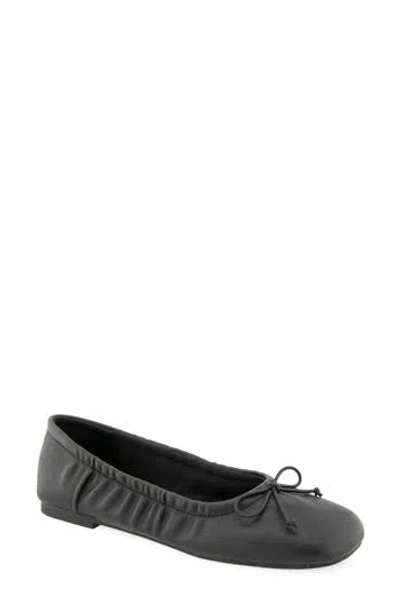 Reaction Kenneth Cole Ringo Faux Leather Ballet Flat In Gray