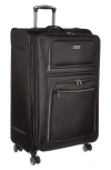 Reaction Kenneth Cole Rugged Roamer 28-inch Large Expandable Spinner Suitcase In Black