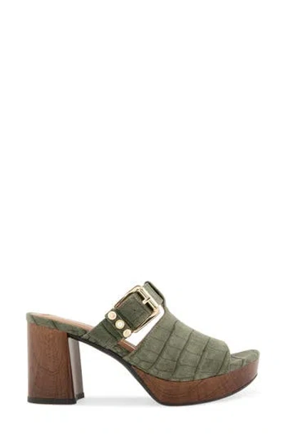 Reaction Kenneth Cole Rumson Platform Sandal In Animal Print