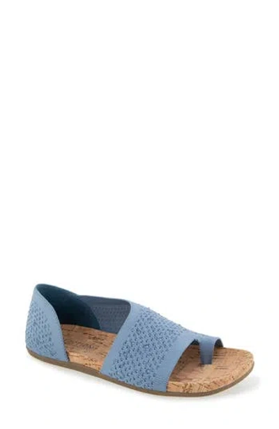 Reaction Kenneth Cole Sential Rhinestone Knit Sandal In Blue