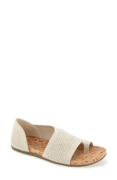 Reaction Kenneth Cole Sential Rhinestone Knit Sandal In Neutral
