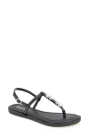 Reaction Kenneth Cole Sera T-strap Sandal In Black