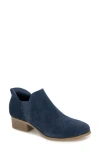 Reaction Kenneth Cole Serafina Ankle Bootie In Navy Suede