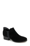 Reaction Kenneth Cole Serafina Ez-on Ankle Bootie In Black Suede
