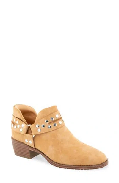 Reaction Kenneth Cole Sharp Faux Leather Bootie In Brown