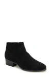 Reaction Kenneth Cole Shea Zip Ankle Boot In Black Micro