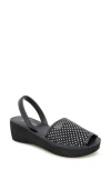 Reaction Kenneth Cole Slingback Sandal In Black Crystal Mesh