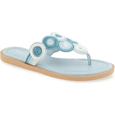 Reaction Kenneth Cole Spiraling Flip Flop In Blue