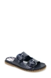 Reaction Kenneth Cole Sydney Embellished Slide Sandal In Navy