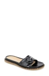 Reaction Kenneth Cole Syrena Buckle Slide Sandal In Black