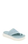 Reaction Kenneth Cole Teffi Knit Platform Sandal In Light Blue Knit