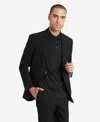 Reaction Kenneth Cole Travel-ready Modern-fit Stretch Suit Separate Jacket In Black