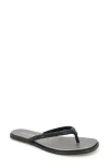 Reaction Kenneth Cole Wynwood Crystal Strap Flip Flop In Black