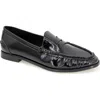 Reaction Kenneth Cole Zoila Penny Loafer In Black