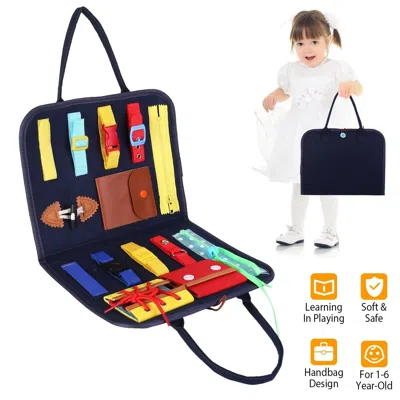 Readado Kids Busy Board Sensory Activity Board Preschool Learning Toys Montessori Educational Gift For 1-6 Y