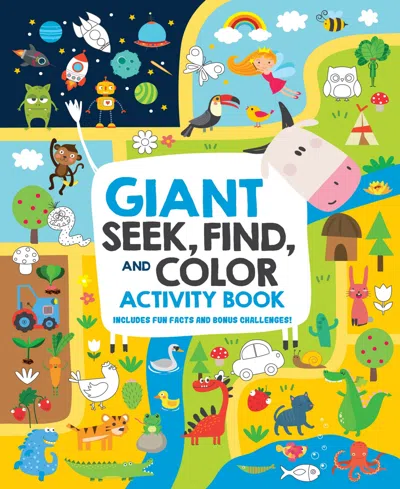 Readerlink Clorophyl Editions-giant Seek, Find, And Color Activity Book: Includes Fun Facts And Bonus Challenge In Multi