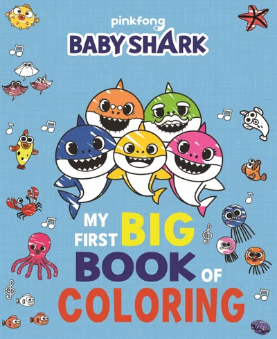 Readerlink Pinkfong-baby Shark: My First Big Book Of Coloring In No Color