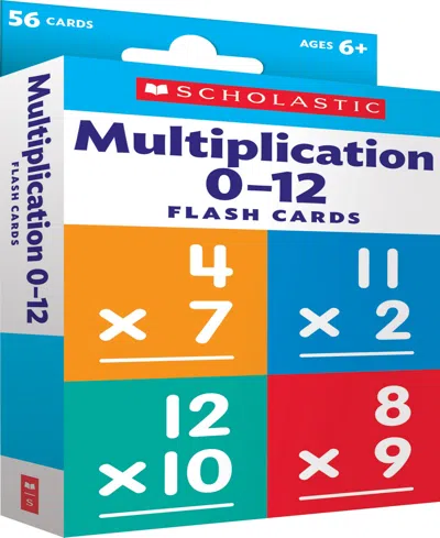 Readerlink Kids' Scholastic-flash Cards: Multiplication 0-12 In No Color