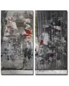 Ready2hangart Abstract 2pc Wrapped Canvas Wall Art By Tristan Scott
