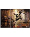 Ready2hangart Abstract Flower X 3pc Wrapped Canvas Wall Art By Tristan Scott