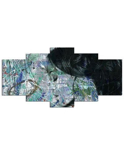 Ready2hangart Abstract Girl 3 5pc Wrapped Canvas Wall Art By Tristan Scott