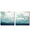 Ready2hangart Abstract Landscape 2pc Wrapped Canvas Wall Art By Tristan Scott