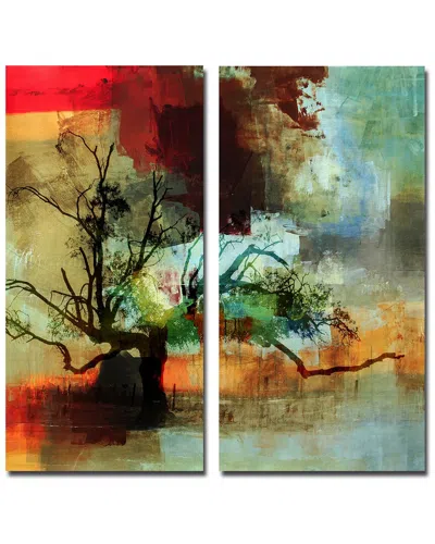 READY2HANGART READY2HANGART ABSTRACT LANDSCAPE I 2PC WRAPPED CANVAS WALL ART BY TRISTAN SCOTT
