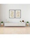 Ready2hangart Abstract Sophisticated Line Diptych By Lucrecia Caporale Wall Art