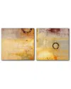 Ready2hangart Abstract Spa Xxii 2pc Wrapped Canvas Wall Art By Tristan Scott