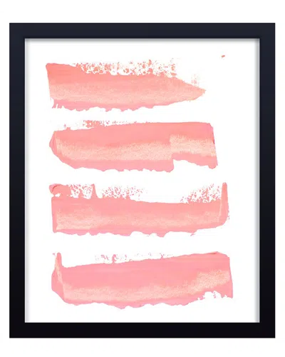 Ready2hangart Abstract Water No 1 Framed Print Wall Art In Pink