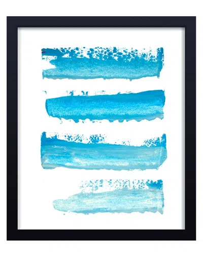 Ready2hangart Abstract Water No 2 Framed Print Wall Art In Blue