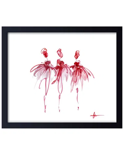 Ready2hangart After The Dance Framed Print Wall Art In Red